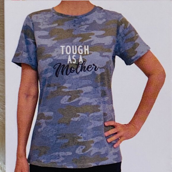 Camouflage Mom T-Shirt, Women’s Size Large, New with Tags, Military. Mom Gift - Picture 2 of 8
